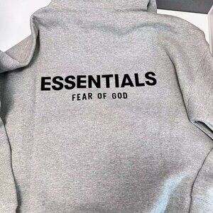 Fear of God Essentials Hoodie-【dark-oatmeal】